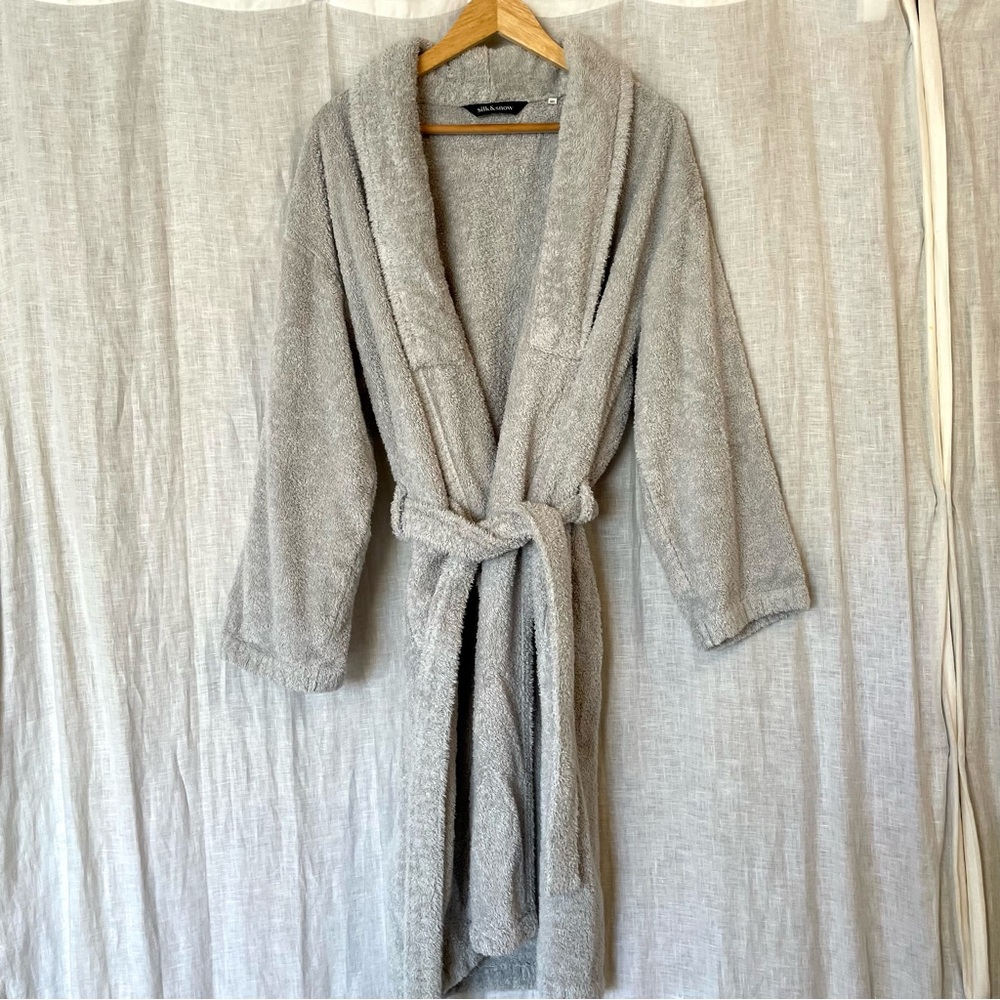 Silk & Snow Terry Bath Robe